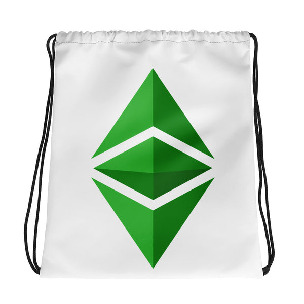 Ethereum Classic (ETC) Drawstring Bag