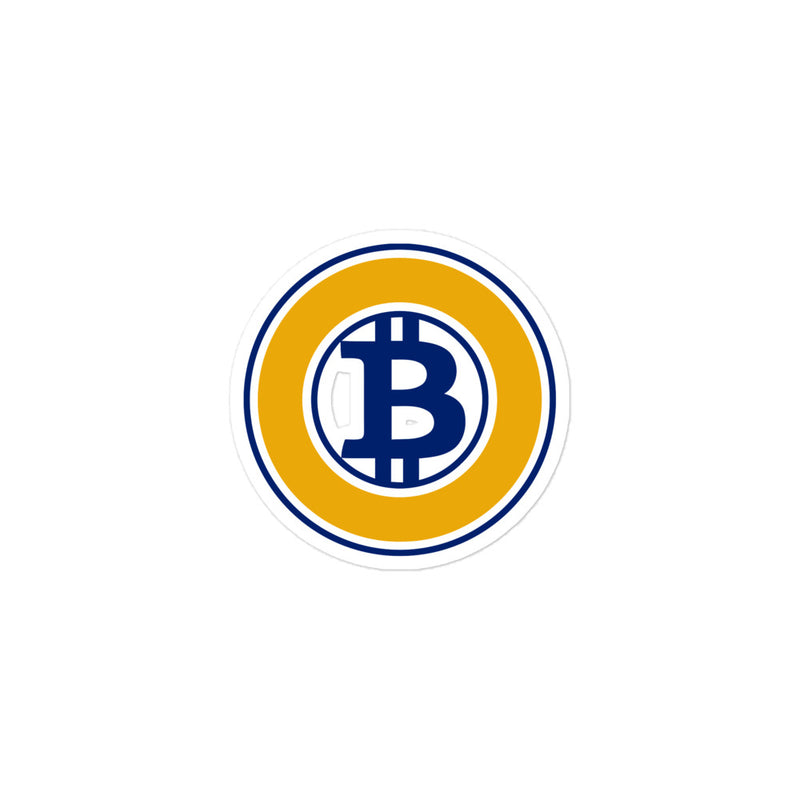 Bitcoin Gold (BTG) Sticker