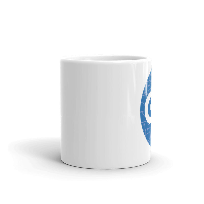 GoByte (GBX) White Glossy Mug