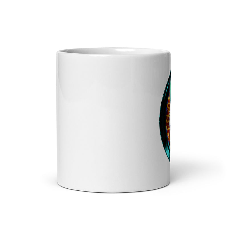 Volt Inu (VOLT) V2 White Glossy Mug