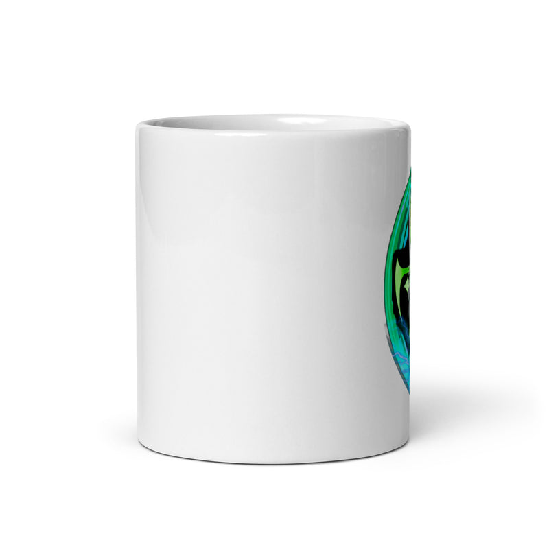 Volt Inu (VOLT) White Glossy Mug