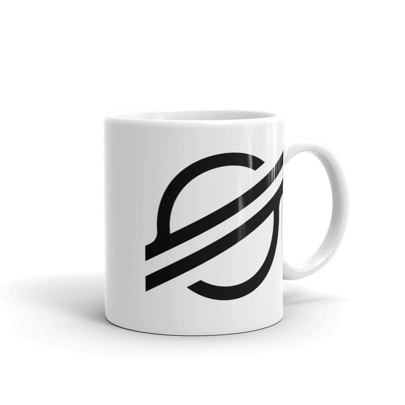 Stellar (XLM) White Glossy Mug