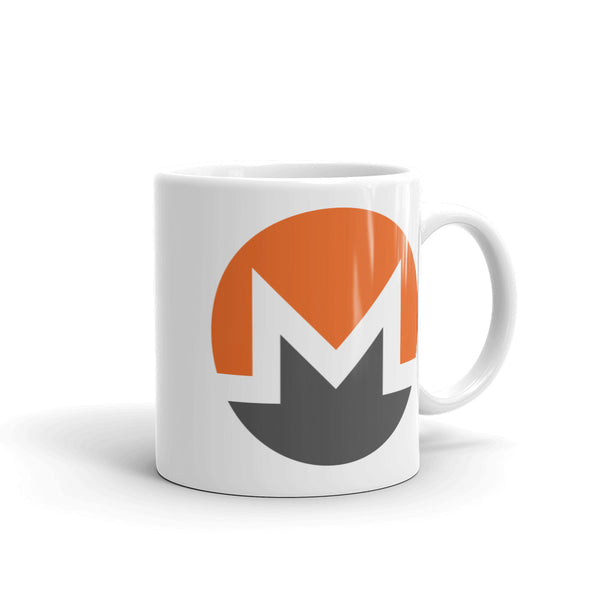 Monero (XMR) White Glossy Mug