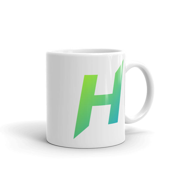 HedgeTrade (HEDG) White Glossy Mug