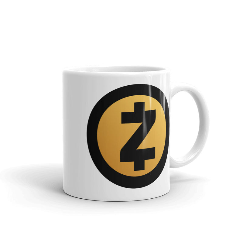 Zcash (ZEC) White Glossy Mug