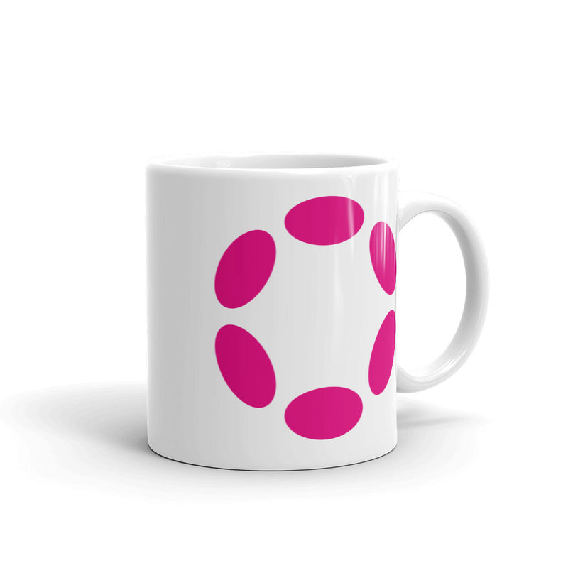 Polkadot (DOT) White Glossy Mug