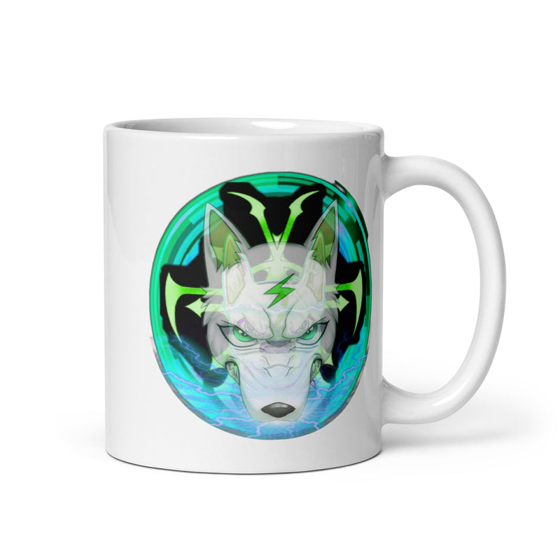 Volt Inu (VOLT) White Glossy Mug