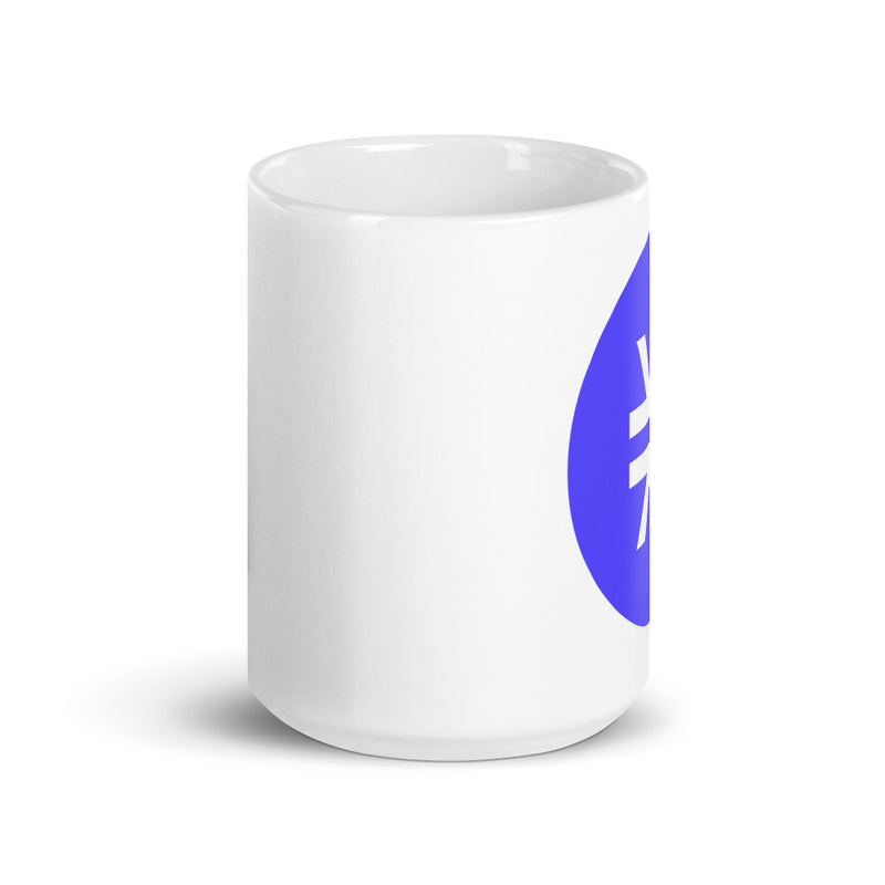 Stacks (STX) White Glossy Mug