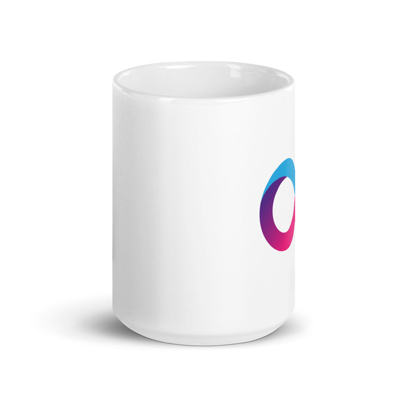 Internet Computer (ICP) White Glossy Mug