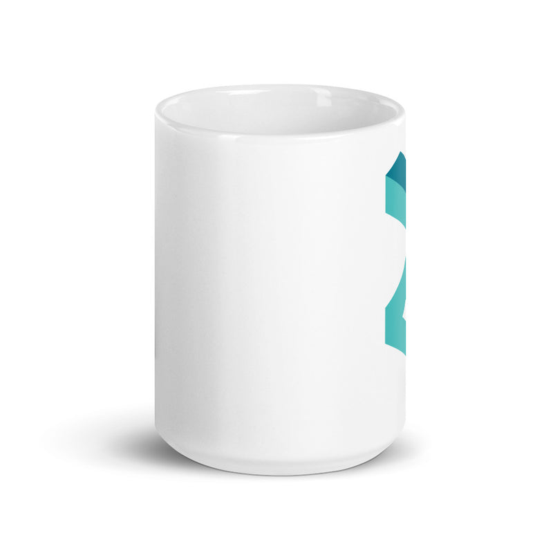 Zilliqa (ZIL) White Glossy Mug