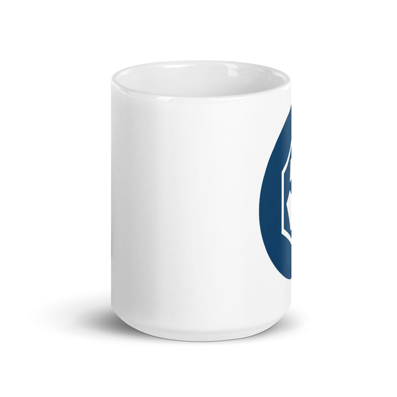 Crypto.com Coin (CRO) White Glossy Mug