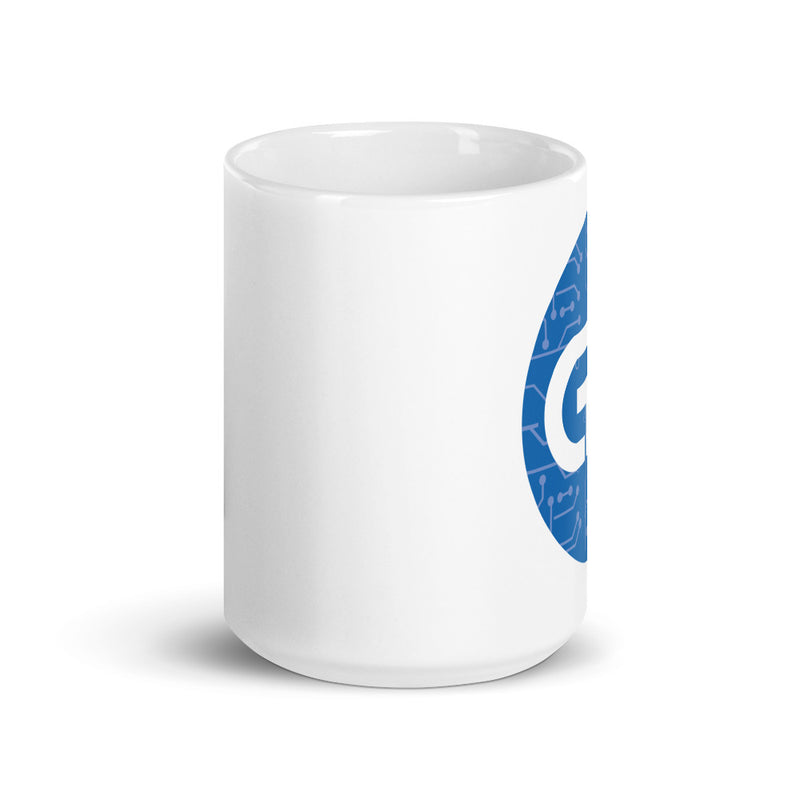 GoByte (GBX) White Glossy Mug
