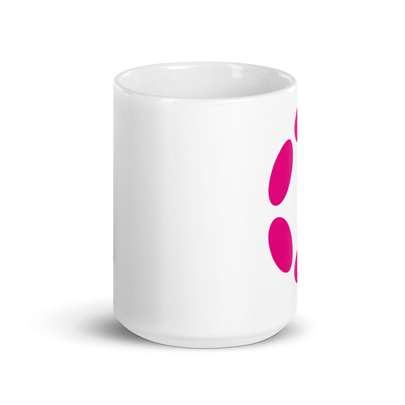 Polkadot (DOT) White Glossy Mug