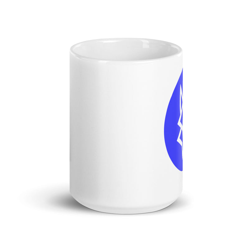 Saitama Inu (SAITAMA) V2 White Glossy Mug
