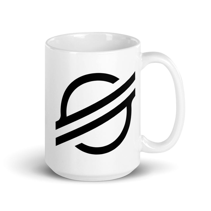 Stellar (XLM) White Glossy Mug