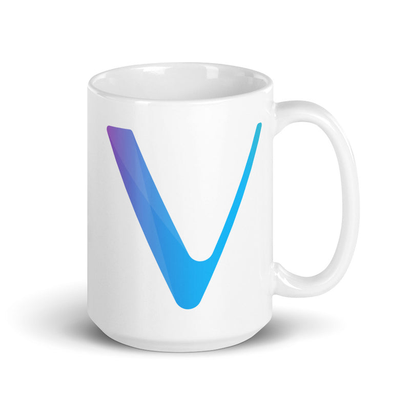 VeChain (VET) White Glossy Mug