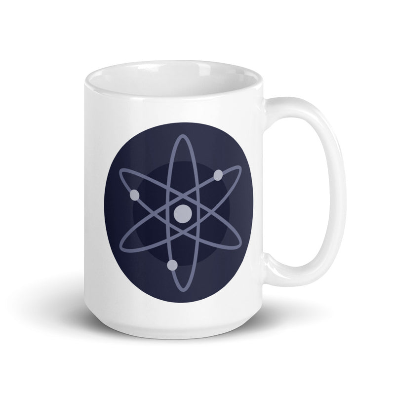 Cosmos (ATOM) White Glossy Mug