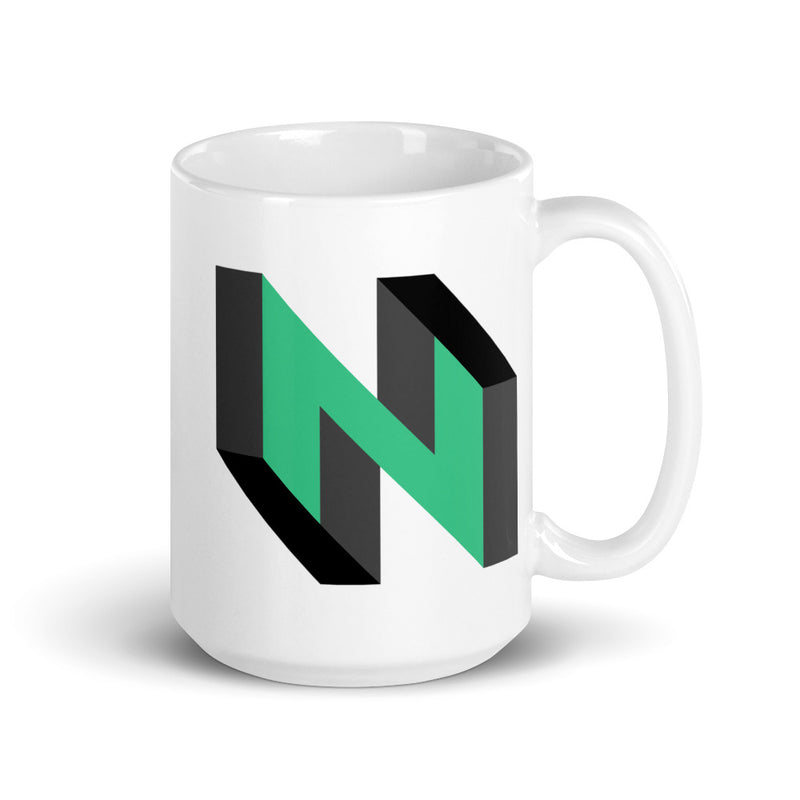Nervos Network (CKB) White Glossy Mug