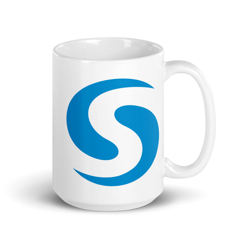 Syscoin (SYS) White Glossy Mug