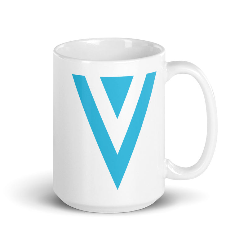 Verge (XVG) White Glossy Mug
