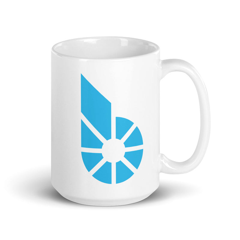 BitShares (BTS) White Glossy Mug