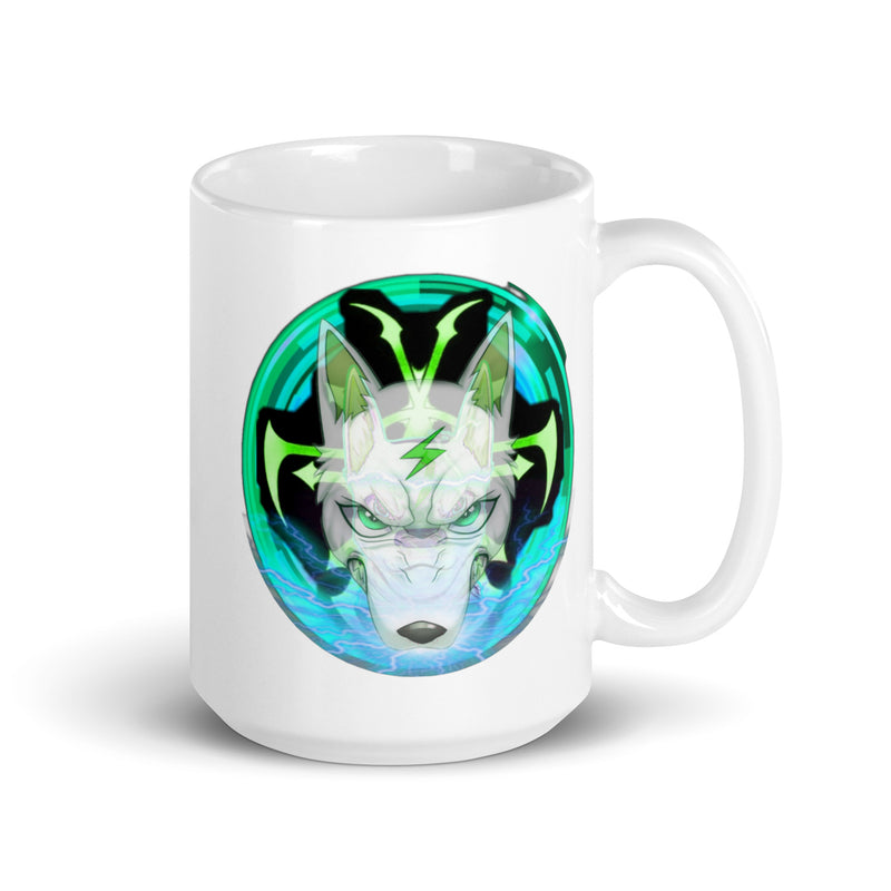 Volt Inu (VOLT) White Glossy Mug